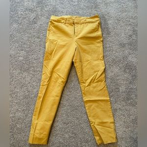 Yellow old navy pixie pants high rise